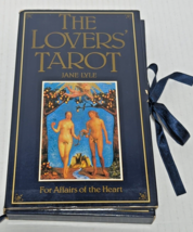 The Lovers&#39; Tarot Large Deck w/ Hardcover Book by Jane Lyle - First US Ed 1992 - £39.64 GBP