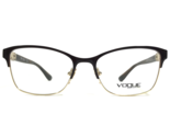 Vogue Eyeglasses Frames VO4050 997 Tortoise Brown Gold Cat Eye 51-17-135 - £22.30 GBP