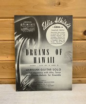 Antique Sheet Music Dreams of Hawaii Alkire&#39;s Hawaiian Guitar Solo 1937 - $20.99
