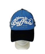 Buffalo Authentic Brand Jeans Snapback Hat Blue Plaid Cap Embroidered Logo - £11.42 GBP