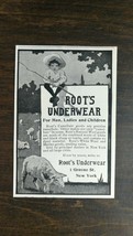 Vintage 1904 Root&#39;s Underwear for Men, Ladies &amp; Children Original Ad - 7... - $6.64