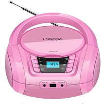 Portable Cd Player Kids Gift Boombox Classic Stereo Sound System Outdoor... - £67.40 GBP