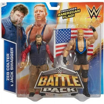 WWE Zeb Colter Jack Swagger Battle Pack Series 35 Real Americans Mantel Creased - £34.16 GBP