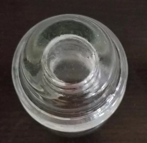 VINTAGE, HEMINGRAY 17 CLEAR GLASS INSULATOR 24-41, MADE IN USA Item image 3