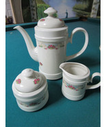 Tirschenreuther Germany Coffee Set  3 Pcs Pot/Creamer/Sugar Rare - €114,41 EUR