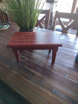 Vintage child&#39;s stool homemade Gift 1990&#39;s Grandchildren Childhood  - £18.83 GBP