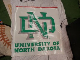 UND FIGHTING SIOUX university of north dakota hanging vinyl sign  - £70.38 GBP