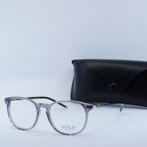 Polo Ralph Laurent PH2225 5413 Shiny Transparent Grey 52mm Eyeglasses Ne... - £89.63 GBP