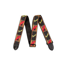 Black/Yellow/Red Monogrammed Strap - $39.99