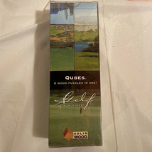 Qubes Wooden 6 3D Golf Puzzles Brand New - $12.82