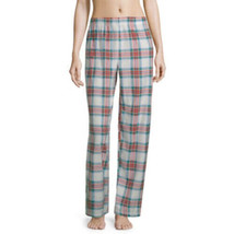 Sleep Chic Women&#39;s Minky Pajama Pants Top Plaid Size X-Large Super Soft NEW - £14.22 GBP