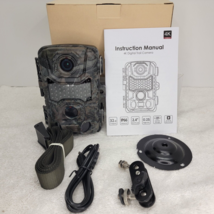 4K 32MP Trail Camera, Game Camera for Wildlife Monitoring - 120° PIR Angle - £31.36 GBP
