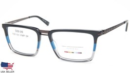 New Colours By Alexander Julian Shorter Blue MULTI-COLOR Eyeglasses 54-18-140mm - £62.85 GBP