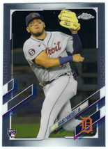 2021 Topps Chrome #66 Isaac Paredes Detroit Tigers Rookie Card - £1.17 GBP