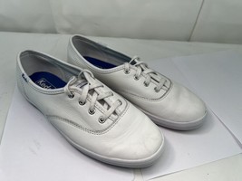 Keds WH45750 Champion Women&#39;s Leather Casual Shoes Sneakers Size 6 White - £16.07 GBP