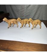 3 Vintage Fontanini Depose Italy Nativity Standing Sheep Spider Mark Rep... - $555.05 MXN