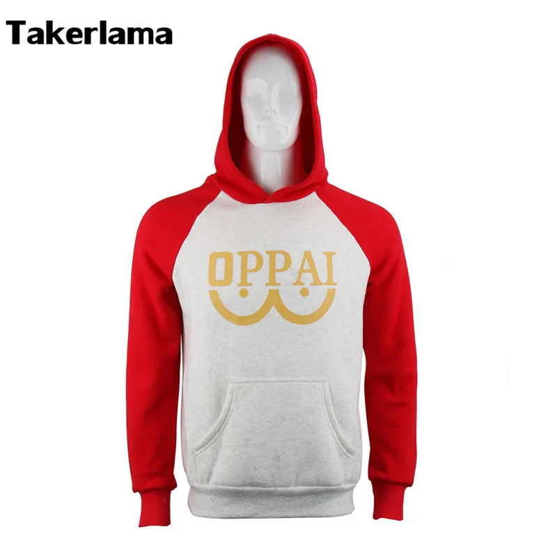 Takerlama  Oppai Hoodie  Cosplay Costume Hooded Sweatshirt Fleece Man an... - $135.10