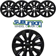 2018-2024 Chevrolet Silverado 1500 # 2200-GB 20&quot; BLACK Wheel Skins NEW SET/4 - £125.37 GBP