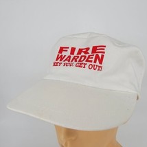 FIRE WARDEN Funny Hat - Hey You Get Out Flat Top Painter Style Cap Snapb... - £13.71 GBP