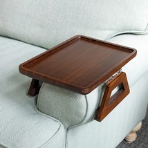 Arm Table Clip On Tray Sofa Table For Wide Couches Couch Arm Tray Table, - £36.39 GBP