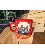Harry Potter Holiday Mug I&#39;d Rather Stay At Hogwarts This Christmas Cera... - $19.50