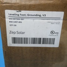 Zep Tesla MH-007000-397 Solar Panel Leveling Foot Grounding V3 System III Qty 30 - £208.44 GBP