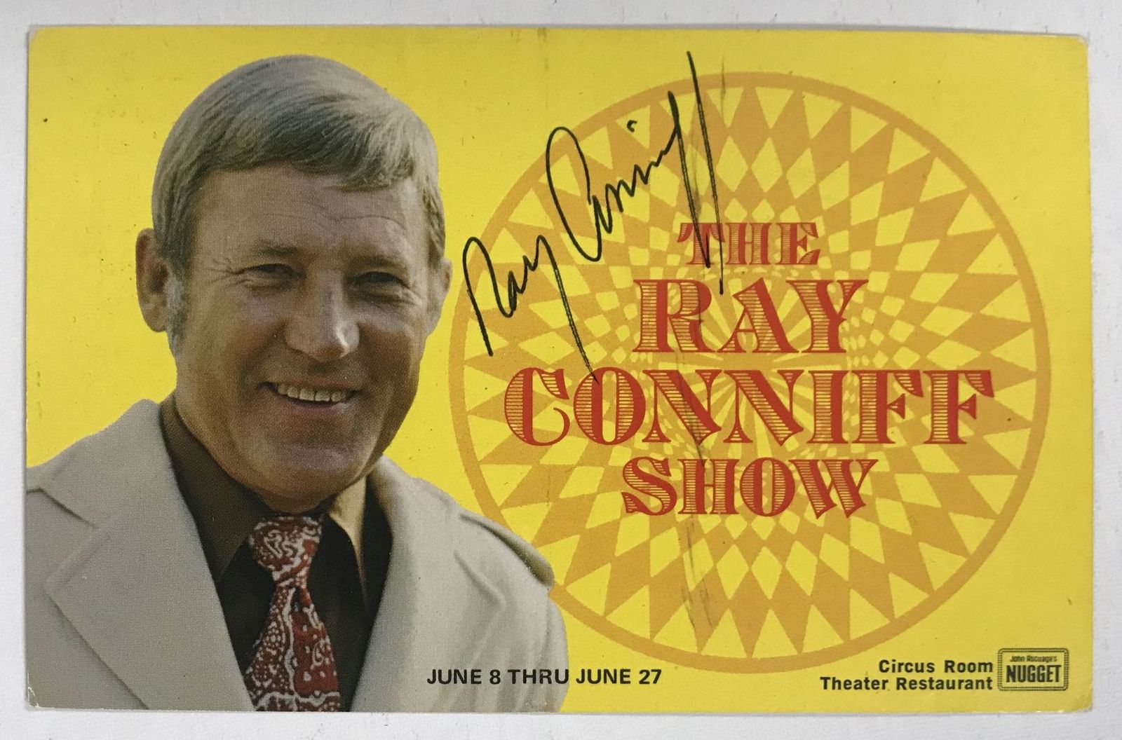 Ray Conniff (d. 2002) Signed Autographed Vintage Photo Postcard - $15.00