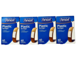 4 Pack Rexall Plastic Bandages 4 Sided Seal Long Lasting Absorbant 60 Count - $23.99