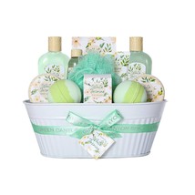 Green Canyon Spa  Gift Baskets for Women | 12 Piece Jasmine Home Spa Set... - £129.20 GBP