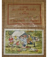 Vintage R L Albert &amp; son Jig Saw Puzzle with Candy &amp; envelope - $19.99