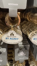 Walt Disney World Cast Member Badge Keychain #1 Aunt NEW - $22.90