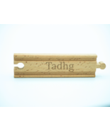 Personalised Birthday Gift for Tadhg, Wooden Train Track Engraved with H... - £8.04 GBP