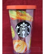 Starbucks 2017 Fall Autumn Harvest Vegetable 16oz Tumbler Black Mermaid ... - £15.50 GBP