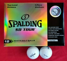 24 Spalding Sd Tour Golf Balls Lot 10312 - £41.28 GBP
