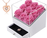 Mother&#39;s Day Gifts for Mom from Daughter Son, Preserved Roses with I Lov... - £28.74 GBP