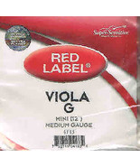 Super Sensitive Red Label Viola G String Intermediate Mini 12 Inch (4133) - £8.59 GBP
