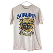 Sublime T-shirt Unisex Size Medium Light Pink Tie Dye Sun Short Sleeve M... - £12.51 GBP