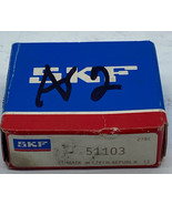 SKF 51103 Single Direction Thrust Ball Bearing, 17mm Bore 9mm Width  - €8,97 EUR