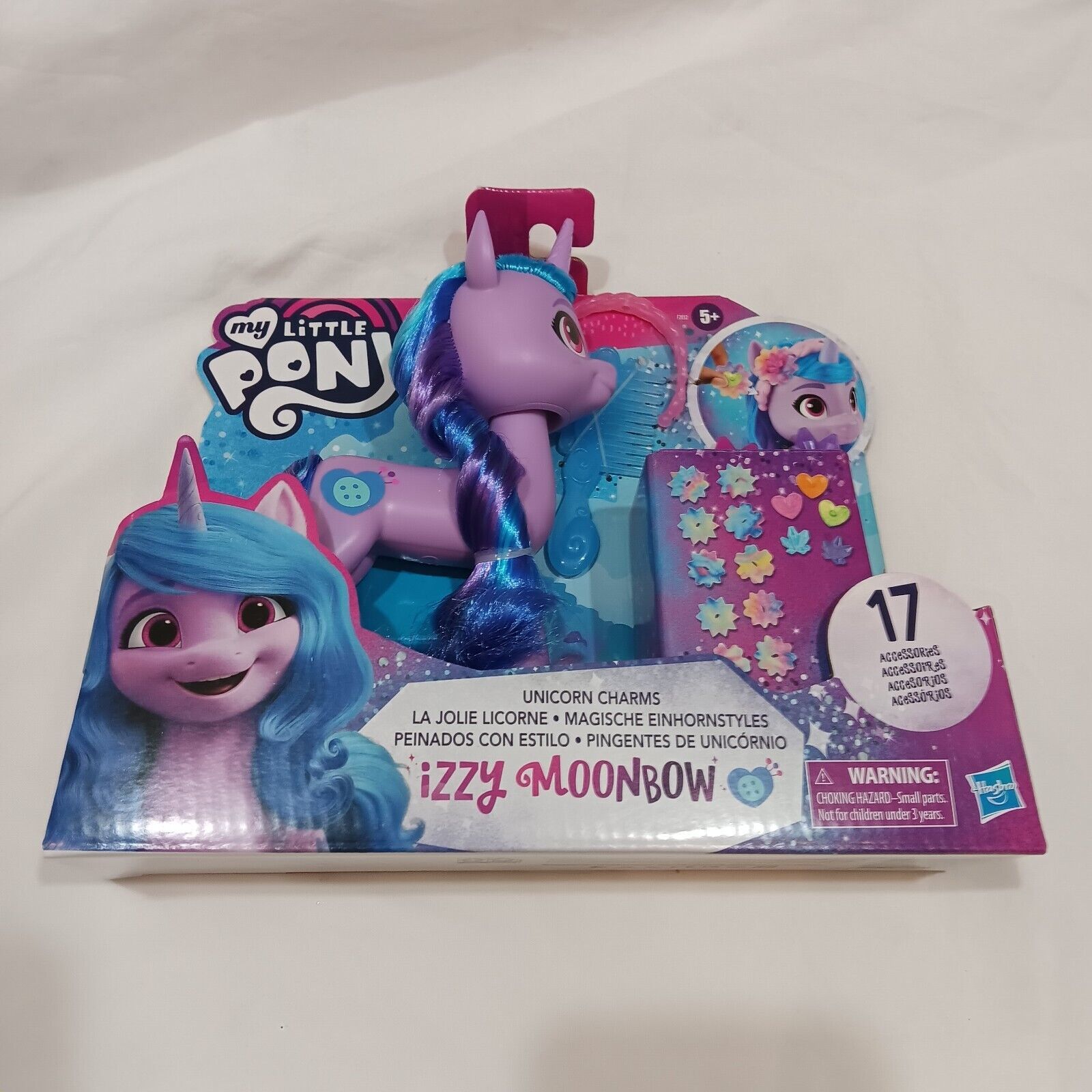Primary image for MY LITTLE PONY IZZY MOONBOW FIGURE A NEW GENERATION 17 UNICORN CHARMS ~NEW