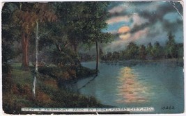 Postcard View In Fairmont Park By Night Kansas City Missouri - $9.89