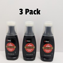3 Pack Kiwi Leather Dye Restorer Black 2.5oz w/ Applicator Shoes Bags Fu... - $418.28 MXN