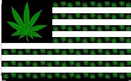 3x5 US Weed Real 150D America Green Nylon Flag Banner Marijuana Leaf Fre... - $25.99