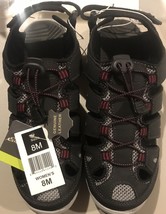 Eddie Bauer Blakely Bump Toe Sport sandal. Black leather. Sz 8M. New with tags! - £20.49 GBP