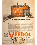 VEEDOL-Motor Oil and Greases-Power-Mileage-Economy-NY-1922 Antique Print Ad - €14,13 EUR