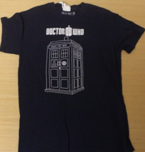 Doctor Who T-shirt Black Small TV Series Sh1 - $4.94