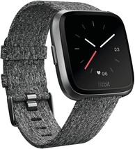 Fitbit Versa Smart Watch, Black/Black Aluminium, One Size (S &amp; L Bands... - £139.80 GBP