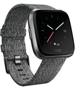 Fitbit Versa Smart Watch, Black/Black Aluminium, One Size (S &amp; L Bands... - £140.41 GBP