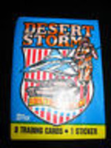 Pack of Topps Desert Storm Coalition For Peace Trading Cards (1991) - Br... - $5.65