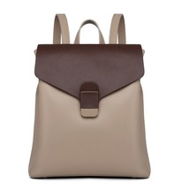Women Backpack Book Student Bag Girls Daypack Genuine Leather Fashion Vintage Ca - £62.32 GBP