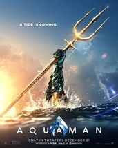 Aquaman Movie Poster 2018 James Wan Jason Momoa Film Print 14X21&quot; 24x36&quot; 27x40&quot;  - £9.49 GBP+